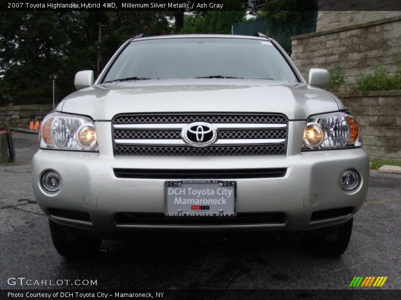 Millenium Silver Metallic / Ash Gray 2007 Toyota Highlander Hybrid 4WD