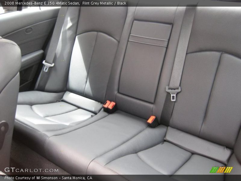 Flint Grey Metallic / Black 2008 Mercedes-Benz E 350 4Matic Sedan