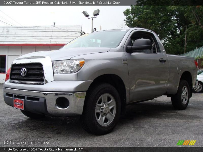 Silver Sky Metallic / Graphite Gray 2007 Toyota Tundra SR5 Regular Cab 4x4
