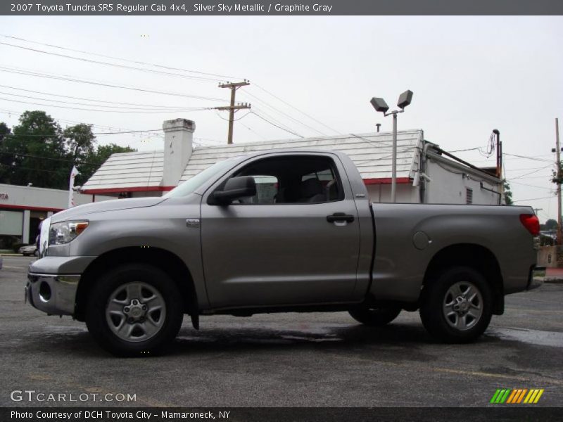 Silver Sky Metallic / Graphite Gray 2007 Toyota Tundra SR5 Regular Cab 4x4