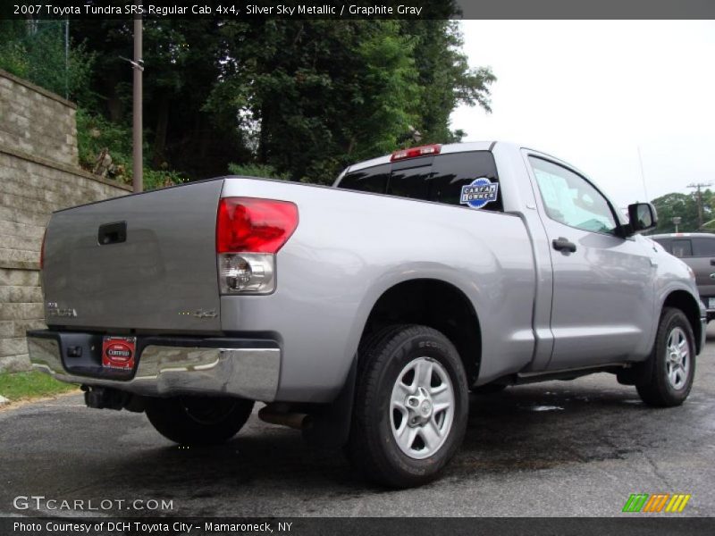 Silver Sky Metallic / Graphite Gray 2007 Toyota Tundra SR5 Regular Cab 4x4