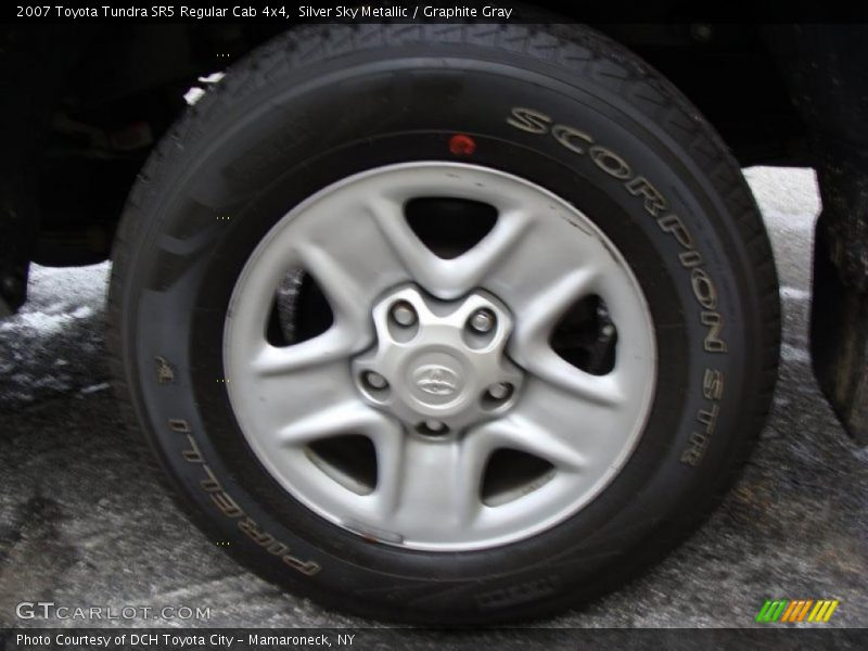 Silver Sky Metallic / Graphite Gray 2007 Toyota Tundra SR5 Regular Cab 4x4
