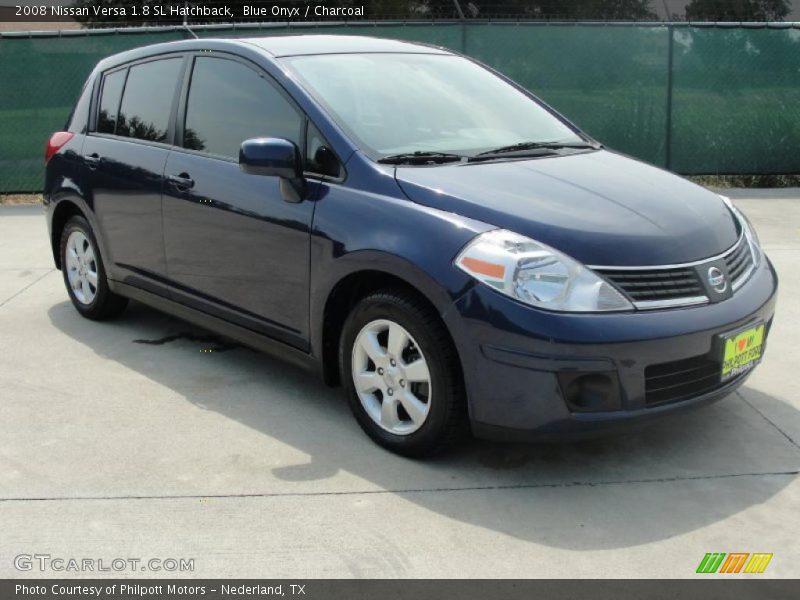 Blue Onyx / Charcoal 2008 Nissan Versa 1.8 SL Hatchback