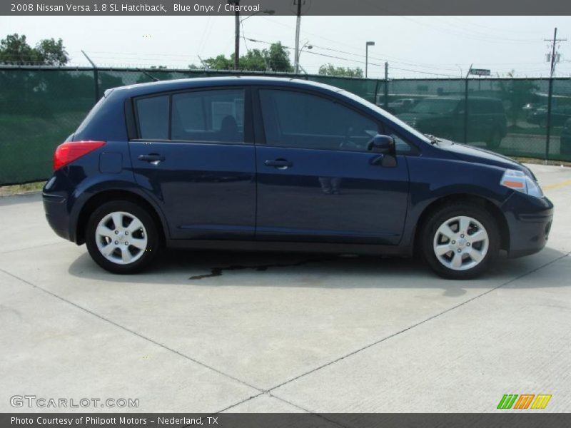 Blue Onyx / Charcoal 2008 Nissan Versa 1.8 SL Hatchback