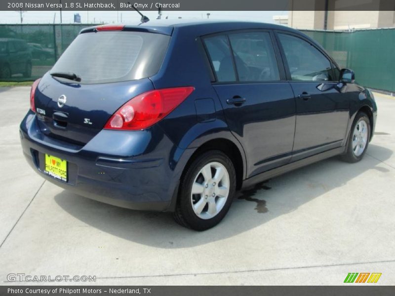 Blue Onyx / Charcoal 2008 Nissan Versa 1.8 SL Hatchback