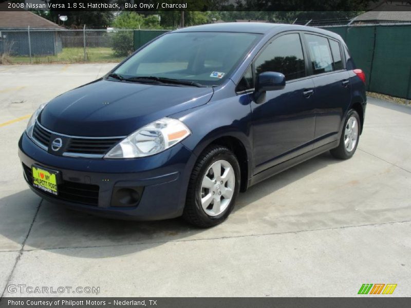 Blue Onyx / Charcoal 2008 Nissan Versa 1.8 SL Hatchback