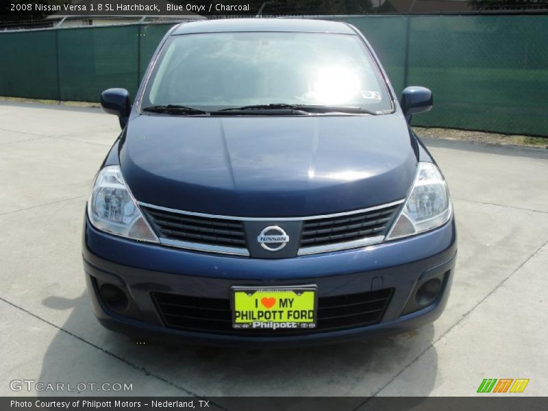 Blue Onyx / Charcoal 2008 Nissan Versa 1.8 SL Hatchback