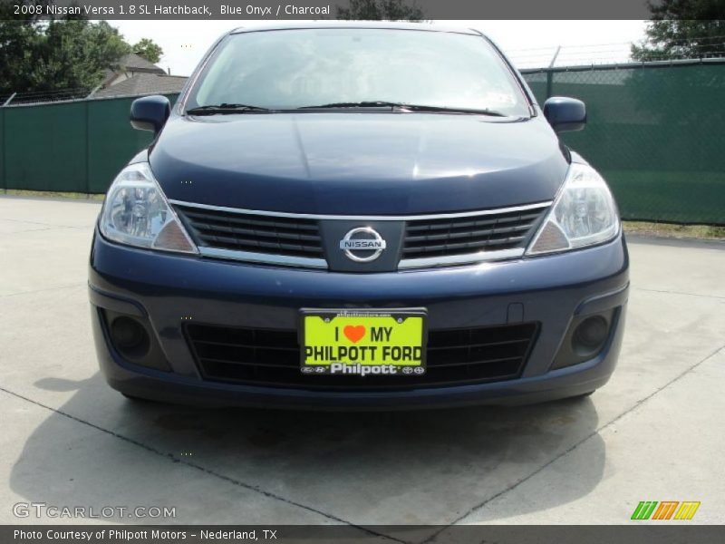 Blue Onyx / Charcoal 2008 Nissan Versa 1.8 SL Hatchback