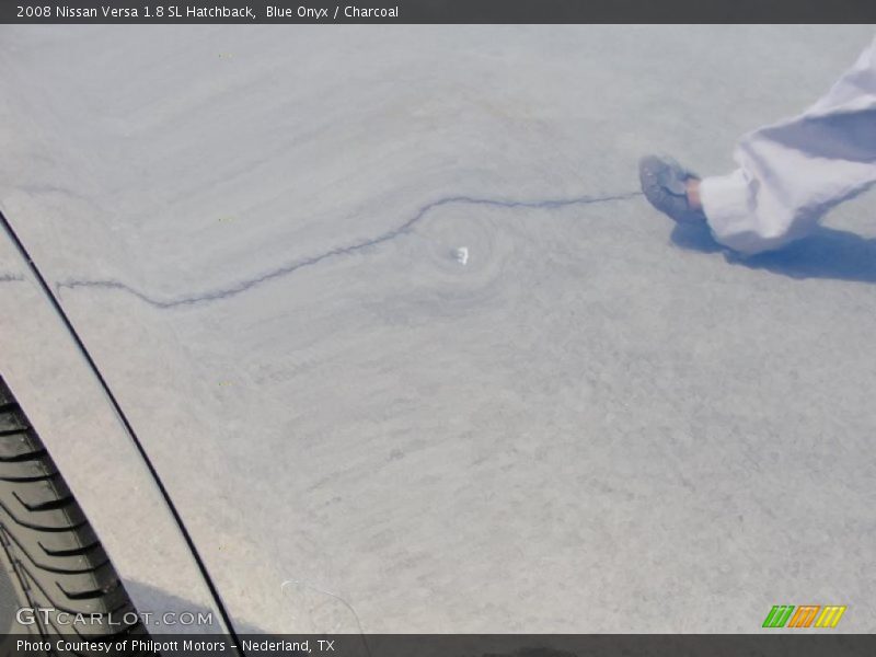 Blue Onyx / Charcoal 2008 Nissan Versa 1.8 SL Hatchback