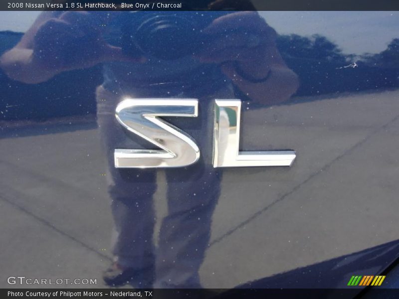 Blue Onyx / Charcoal 2008 Nissan Versa 1.8 SL Hatchback