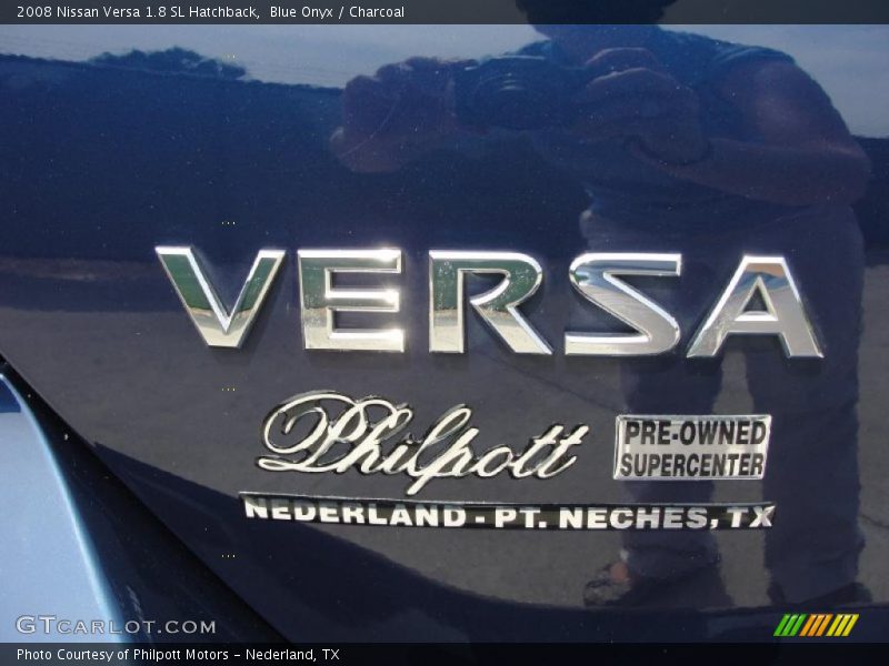 Blue Onyx / Charcoal 2008 Nissan Versa 1.8 SL Hatchback