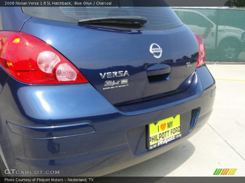 Blue Onyx / Charcoal 2008 Nissan Versa 1.8 SL Hatchback