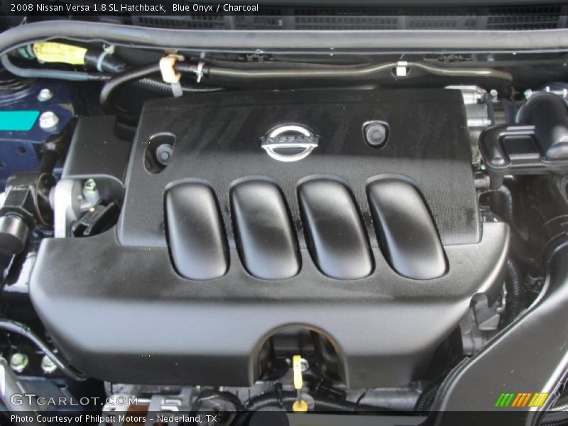 Blue Onyx / Charcoal 2008 Nissan Versa 1.8 SL Hatchback