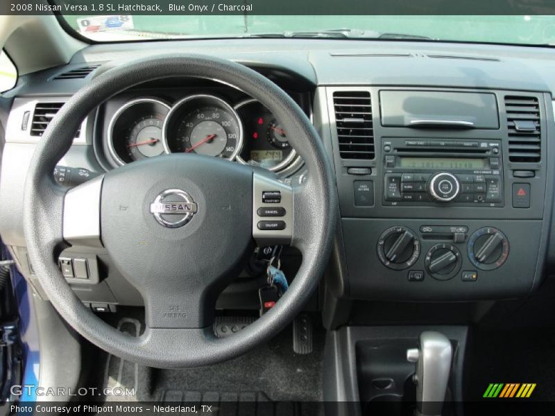 Blue Onyx / Charcoal 2008 Nissan Versa 1.8 SL Hatchback