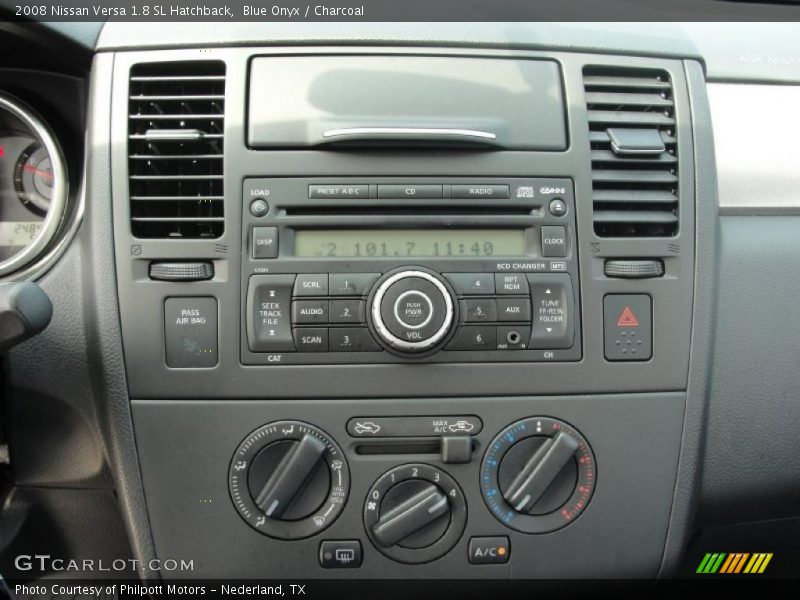 Blue Onyx / Charcoal 2008 Nissan Versa 1.8 SL Hatchback