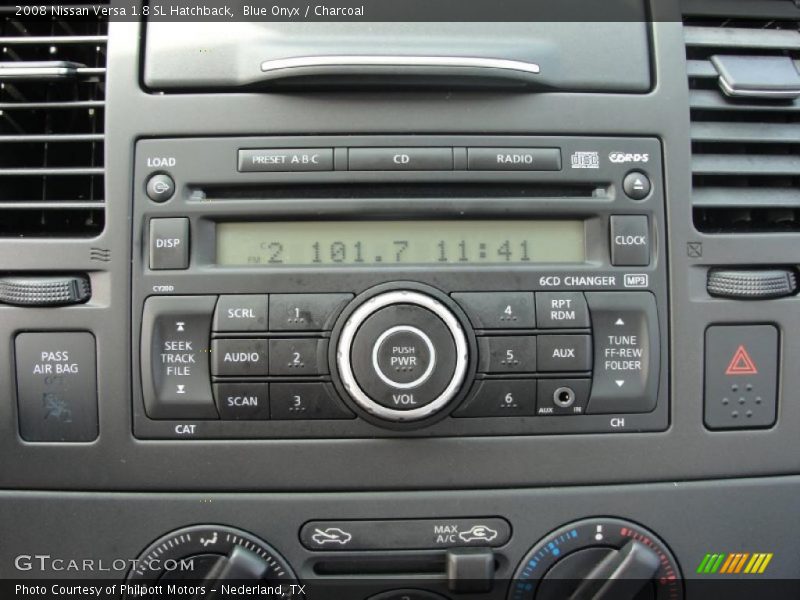 Blue Onyx / Charcoal 2008 Nissan Versa 1.8 SL Hatchback