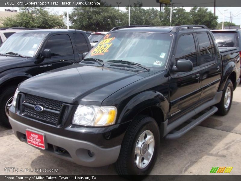 Black / Dark Graphite 2001 Ford Explorer Sport Trac
