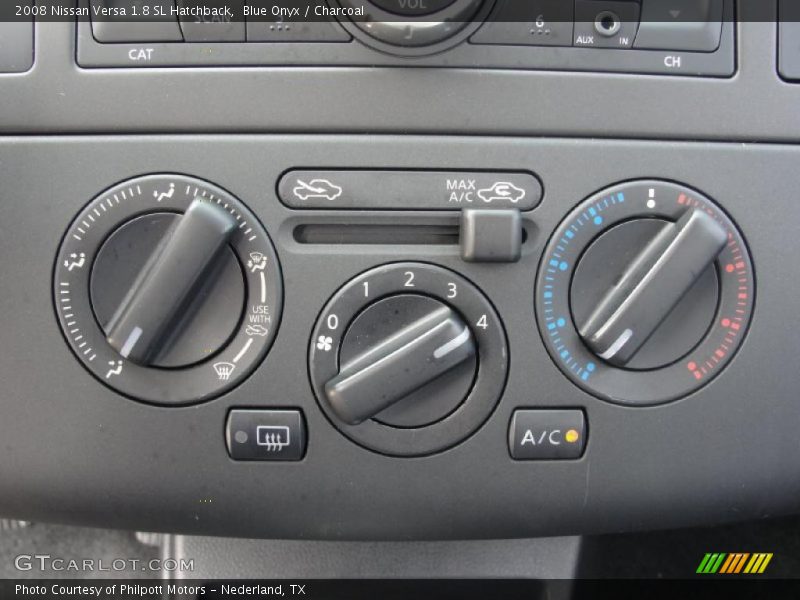 Blue Onyx / Charcoal 2008 Nissan Versa 1.8 SL Hatchback