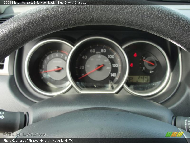 Blue Onyx / Charcoal 2008 Nissan Versa 1.8 SL Hatchback