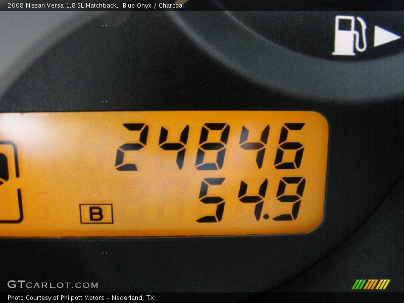 Blue Onyx / Charcoal 2008 Nissan Versa 1.8 SL Hatchback