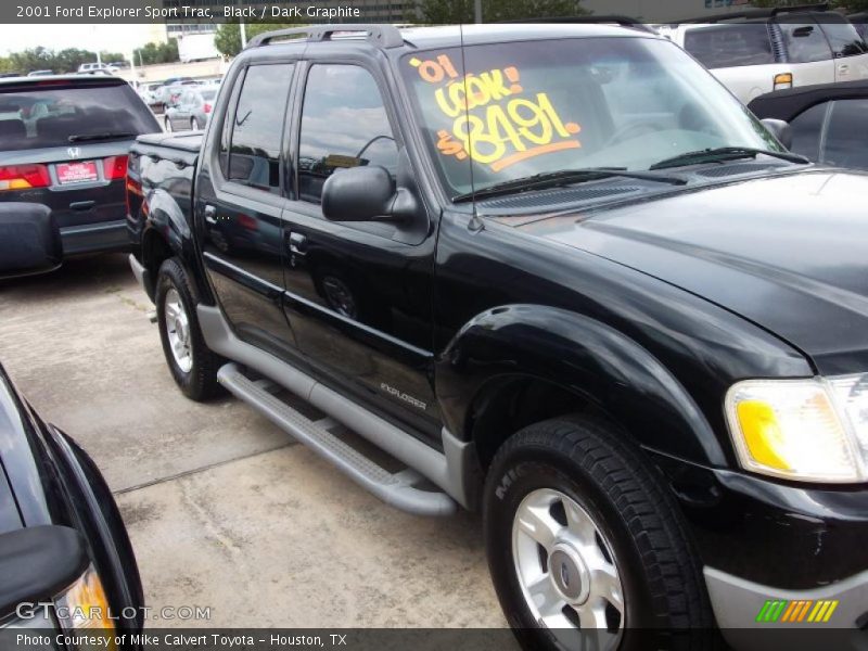 Black / Dark Graphite 2001 Ford Explorer Sport Trac