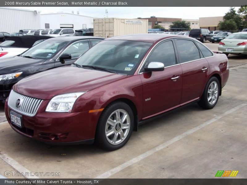 Merlot Metallic / Charcoal Black 2008 Mercury Sable Premier Sedan