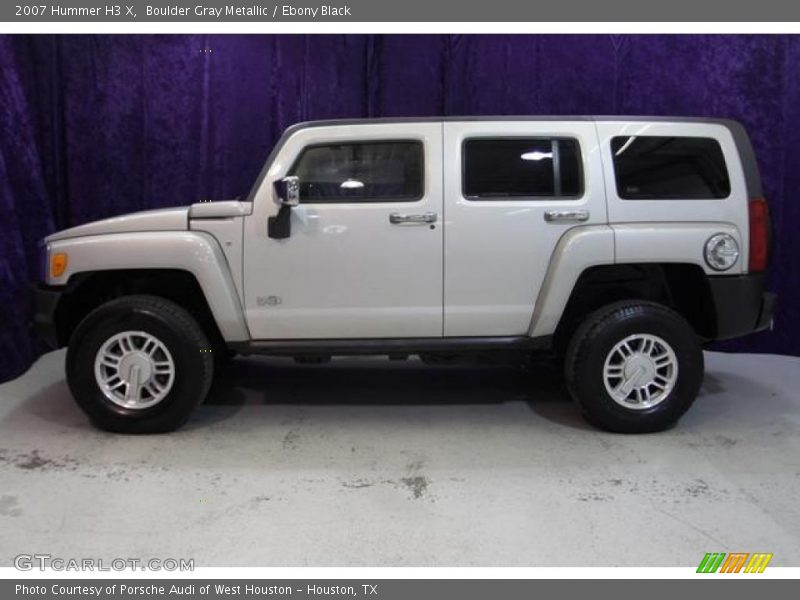 Boulder Gray Metallic / Ebony Black 2007 Hummer H3 X