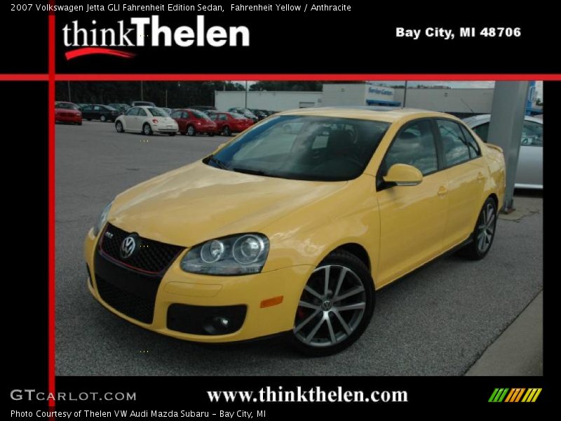Fahrenheit Yellow / Anthracite 2007 Volkswagen Jetta GLI Fahrenheit Edition Sedan