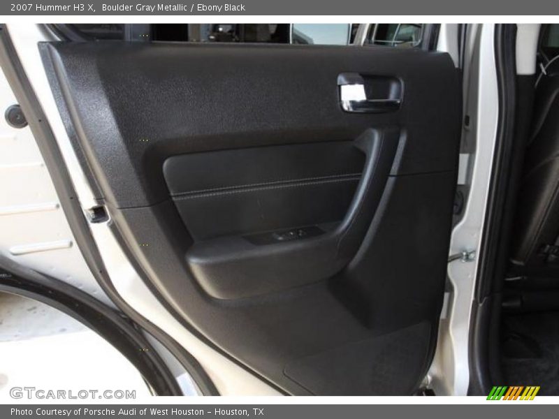 Boulder Gray Metallic / Ebony Black 2007 Hummer H3 X