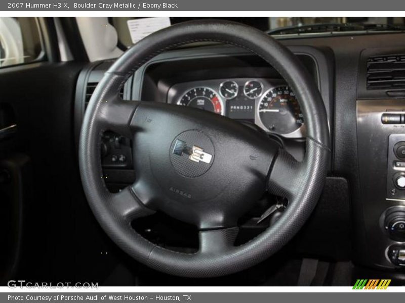 Boulder Gray Metallic / Ebony Black 2007 Hummer H3 X