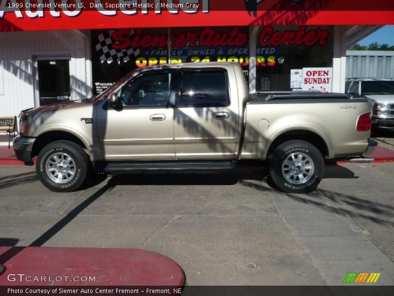 Dark Sapphire Metallic / Medium Gray 1999 Chevrolet Venture LS