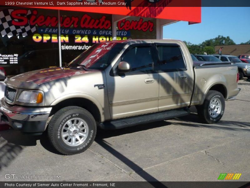 Dark Sapphire Metallic / Medium Gray 1999 Chevrolet Venture LS