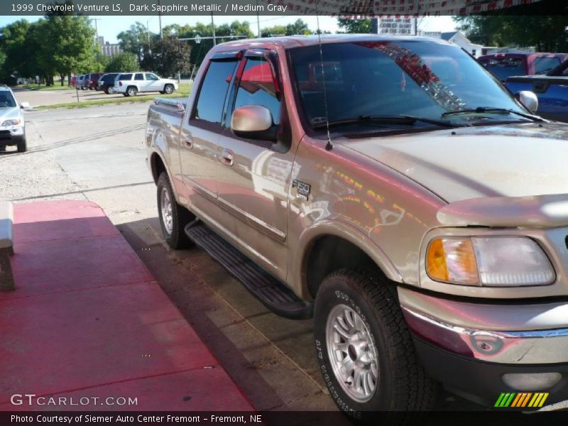 Dark Sapphire Metallic / Medium Gray 1999 Chevrolet Venture LS