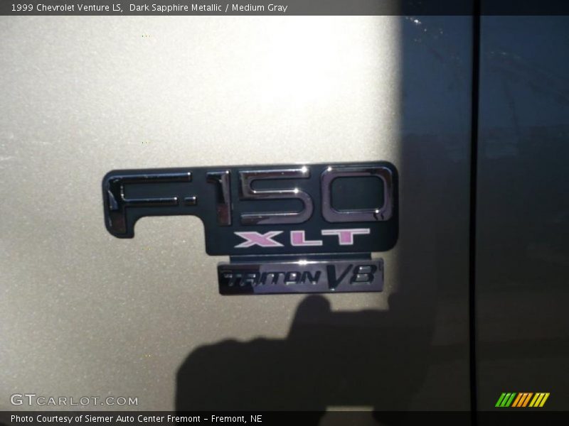 Dark Sapphire Metallic / Medium Gray 1999 Chevrolet Venture LS