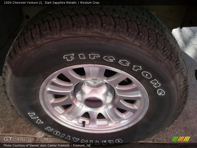 Dark Sapphire Metallic / Medium Gray 1999 Chevrolet Venture LS