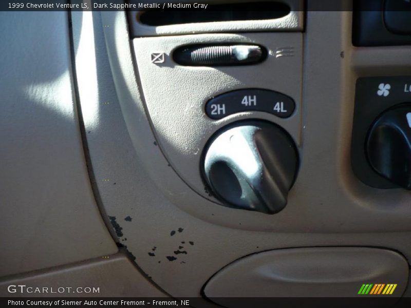 Dark Sapphire Metallic / Medium Gray 1999 Chevrolet Venture LS
