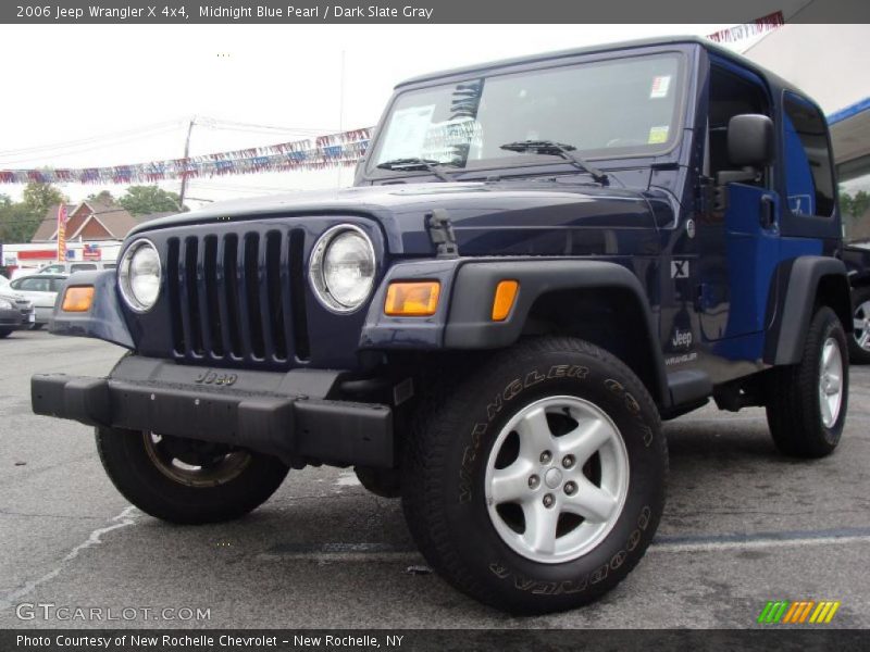 Midnight Blue Pearl / Dark Slate Gray 2006 Jeep Wrangler X 4x4