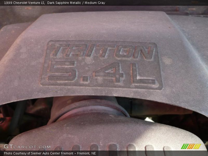 Dark Sapphire Metallic / Medium Gray 1999 Chevrolet Venture LS