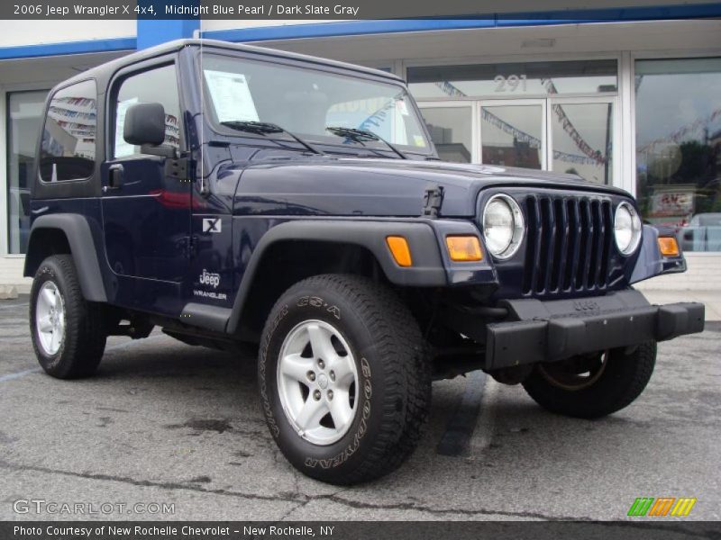 Midnight Blue Pearl / Dark Slate Gray 2006 Jeep Wrangler X 4x4