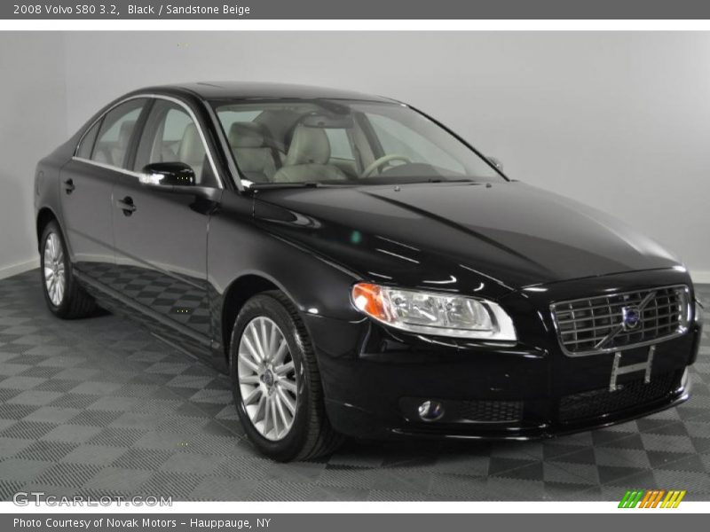 Black / Sandstone Beige 2008 Volvo S80 3.2