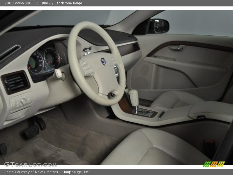 Black / Sandstone Beige 2008 Volvo S80 3.2