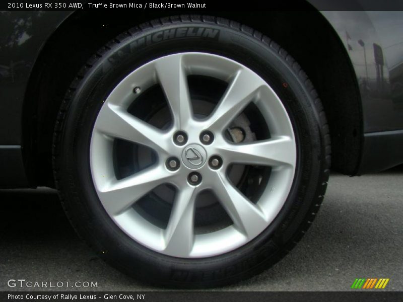 Truffle Brown Mica / Black/Brown Walnut 2010 Lexus RX 350 AWD
