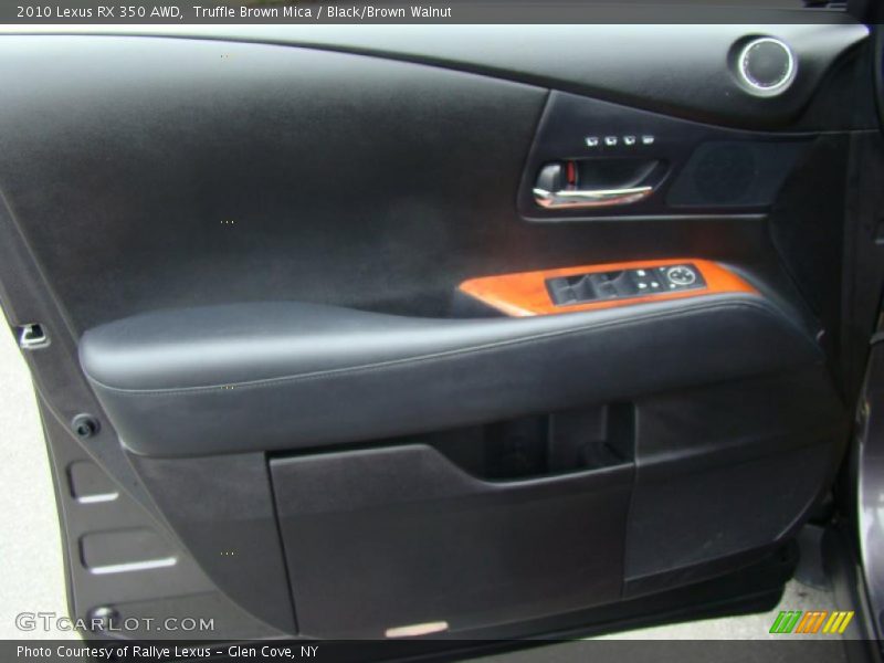 Truffle Brown Mica / Black/Brown Walnut 2010 Lexus RX 350 AWD