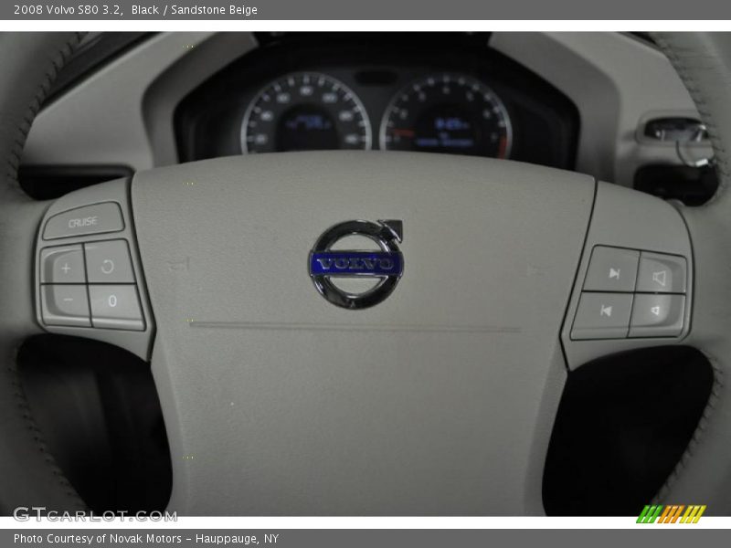 Black / Sandstone Beige 2008 Volvo S80 3.2