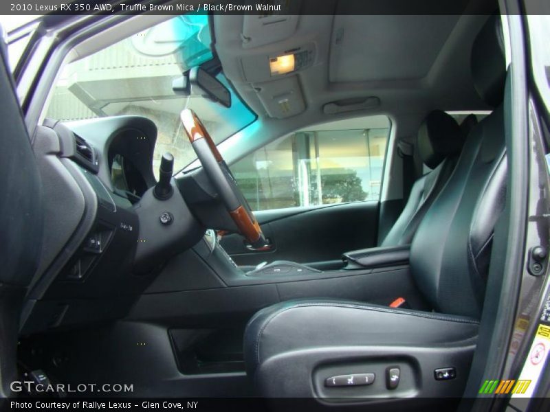Truffle Brown Mica / Black/Brown Walnut 2010 Lexus RX 350 AWD