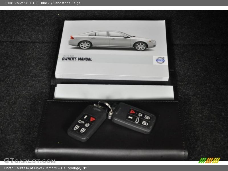 Black / Sandstone Beige 2008 Volvo S80 3.2