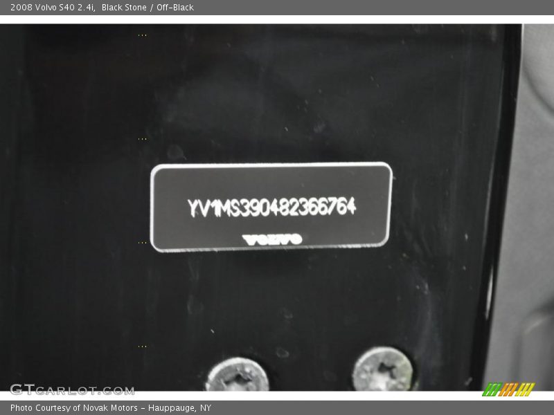 Black Stone / Off-Black 2008 Volvo S40 2.4i