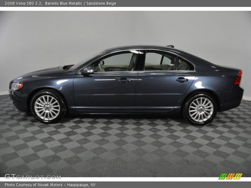 Barents Blue Metallic / Sandstone Beige 2008 Volvo S80 3.2