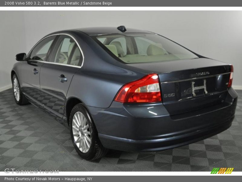 Barents Blue Metallic / Sandstone Beige 2008 Volvo S80 3.2