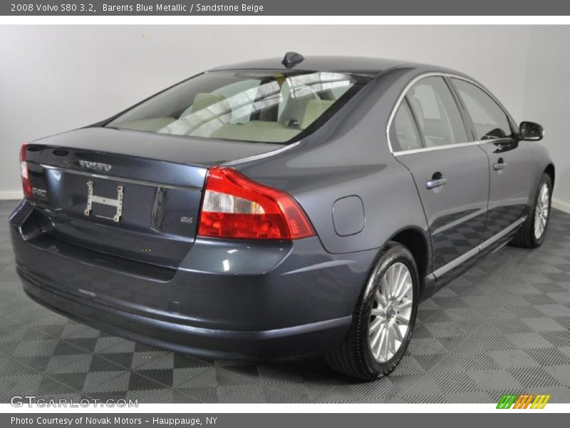 Barents Blue Metallic / Sandstone Beige 2008 Volvo S80 3.2